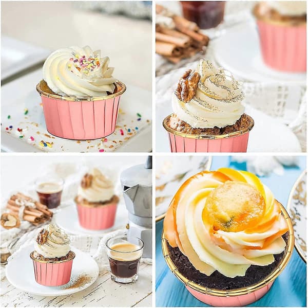 Folie Metallic Cupcakeforme, Kapsler