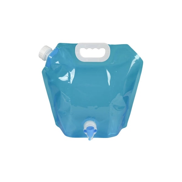 2-pack - 5L Vattenpåse med Kran / Vattenkanna - Vattenbehållare Transparent Transparent Transparent 2-Pack