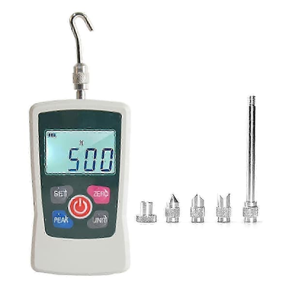 Digital Kraftmåler 500N/ 50kg/ 110Lb/ 1760oz Bærbar Push Pull Kraftmåler Enhet Byttbar