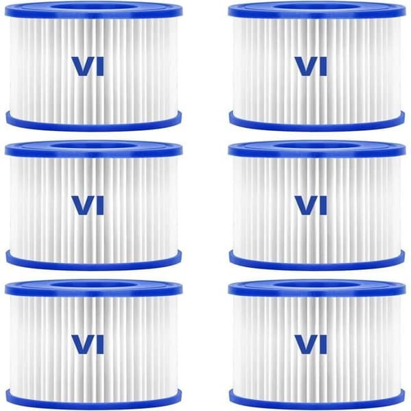Poolfilter - Bestway - 58323 - 6-pack - Typ VI - Kompatibel med Lay-Z-Spa