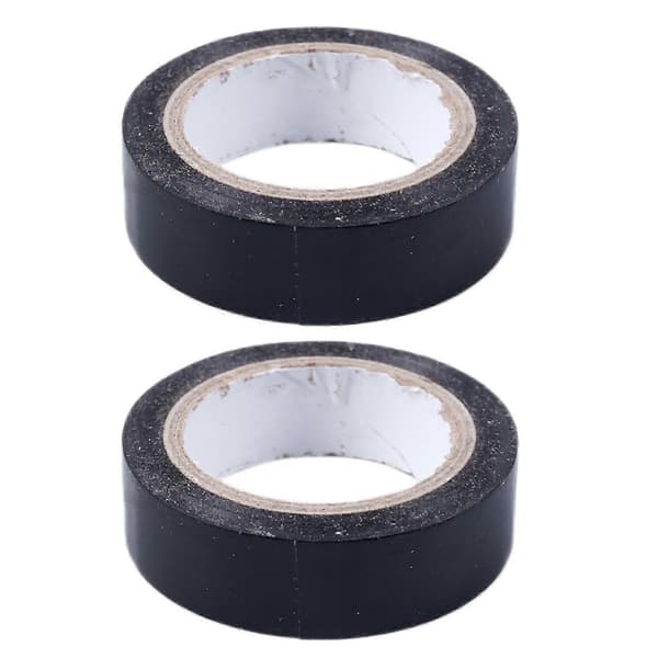 2 kpl 19 mm x 10 m Ilmatiivis Teippi, Musta