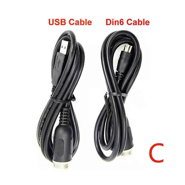 1 st Din6-USB-kabeladapter för Thrustmaster TH8A-anslutning passar TSSH TSSH+/ FT SZRH A-G 5 5