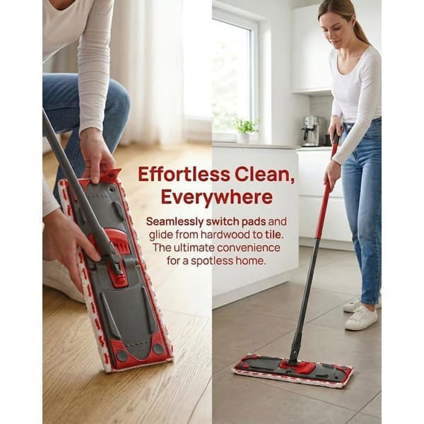 Pakke med 4 udskiftelige mikrofiber moppehoveder til Vileda Ultramax/UltraMax Plus moppe.