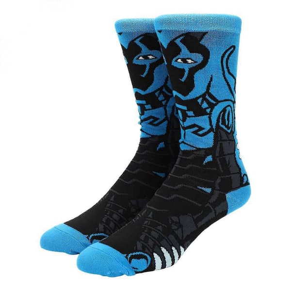 Blue Beetle 360 Character Crew Socks Blue one size
