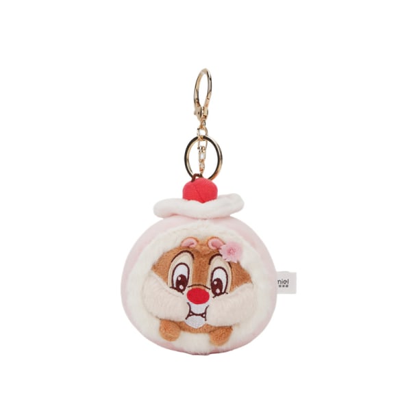 Disney dukke jordbær bjørn dukke nøglering Stitch plys legetøj rygsæk vedhæng taske vedhæng 72cm 8cm Didi Swiss roll pendant