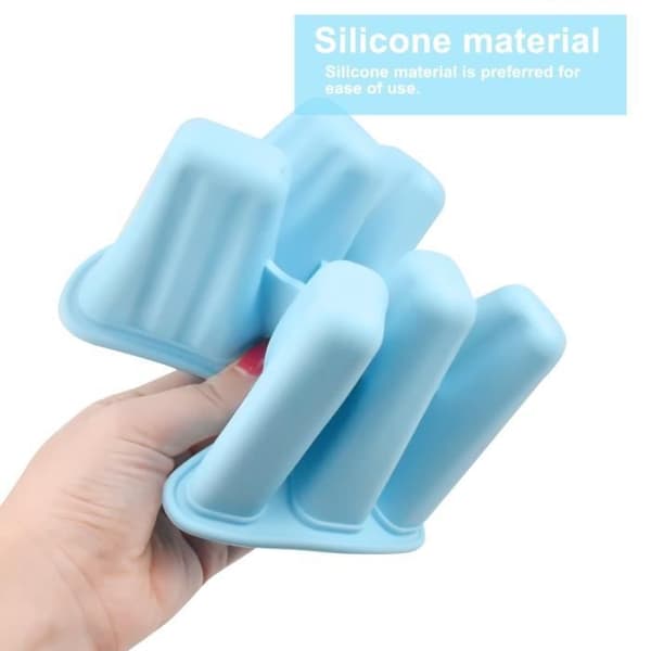 Silikone ispindeforme - WANGJIANGDA - 6 rum - Genanvendelige - Blå