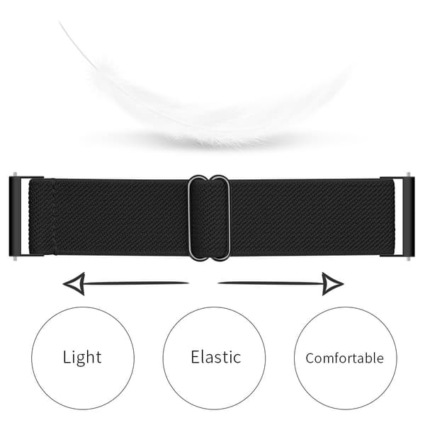 Elastic Nylon Strap Garmin Vivoactive 5 Black