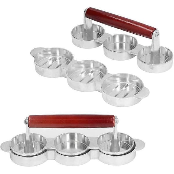Hamburgerpress Patty Mold Mini Burger Press Maker för utomhuspicknick camping BBQ