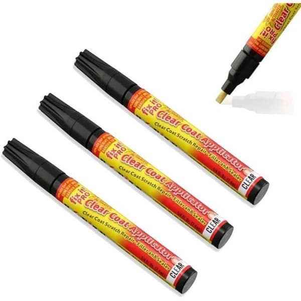 danbly ClearPen - Magisk viskelærpenn - Billakk ripefjernerpenn - Praktisk og effektiv