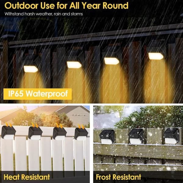 Solcellslampa - AMOUNE - 4-pack - LED - IP65 - Varmvit