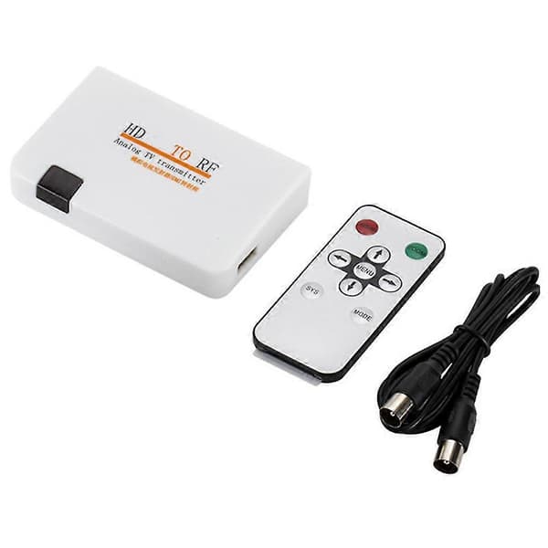 HDMI-kompatibel til RF koaksial omformerboksadapter HD digital analog