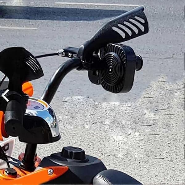 Barn Accelerate Bell Grip Ljudsimulator Cykeltillbehör för Pojkar Flickor Cykel Black