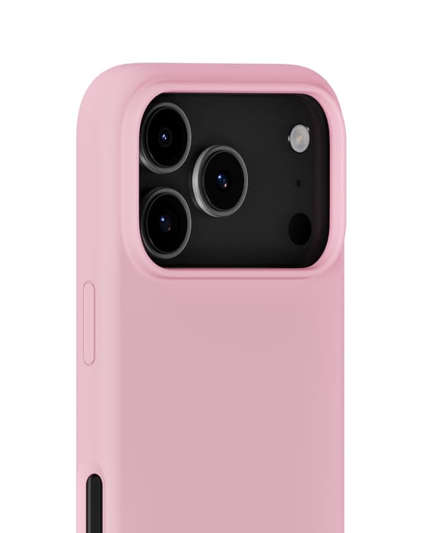 holdit iPhone 17 Pro Mobilskall Silikon Rosa Silikon