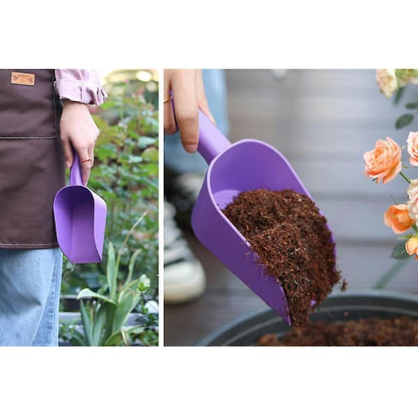 Trädgårdsspade i plast, handspade, murslev