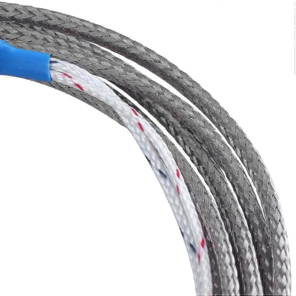 K-typ termoelement 2M kabel med 9x5mm sondring vit sensor