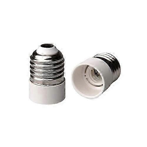 4x Lamphållaradapter - E27 till E14 Sockelkonverterare - E14 Bas Lamphållaradapter för Halogen LED-lampa