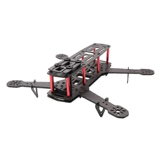 QAV250 Karbonfiber 4-akset Mini RC Multikopter FPV Quadcopter Drone Ramme Umontert Black