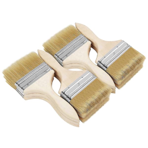 Väggmålarpenslar (12-pack) Penselbredd 101,6 mm Total storlek 21,5 cm