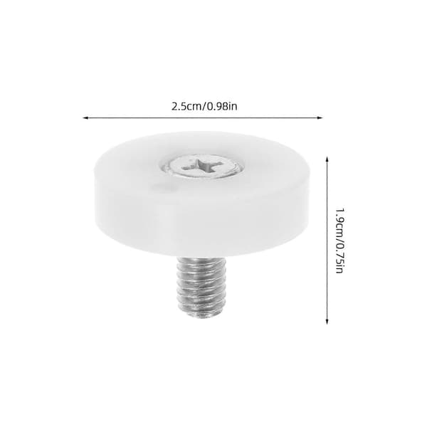 Møbelskuffehjul Nylon Remskive Erstatning for 10 Stk. Skabsdele