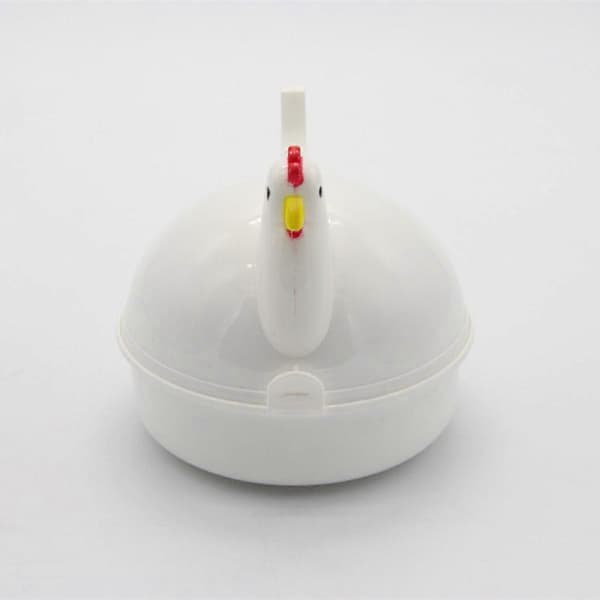 Kyllingformet eggkoker for kjøkkenutstyr, 4 egg