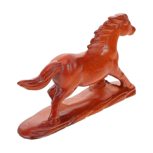 Træhestestatue til dekoration Chokolade Træhestepynt