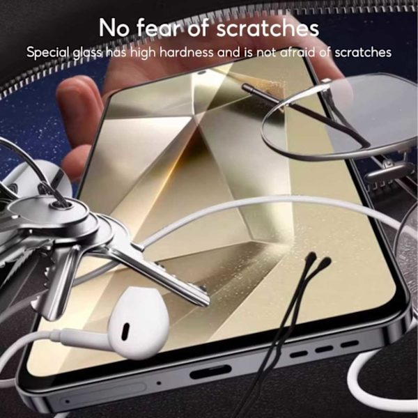 Helppo asennus, yhteensopiva Samsung Galaxy S24 Plus -näytönsuojan kanssa, HD-karkaistu lasi transparent