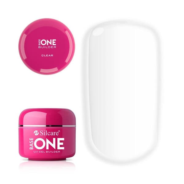 3-pack Base one - Builder - Klar, Rosa, Täckande 45g UV-gel multifärg multicolor