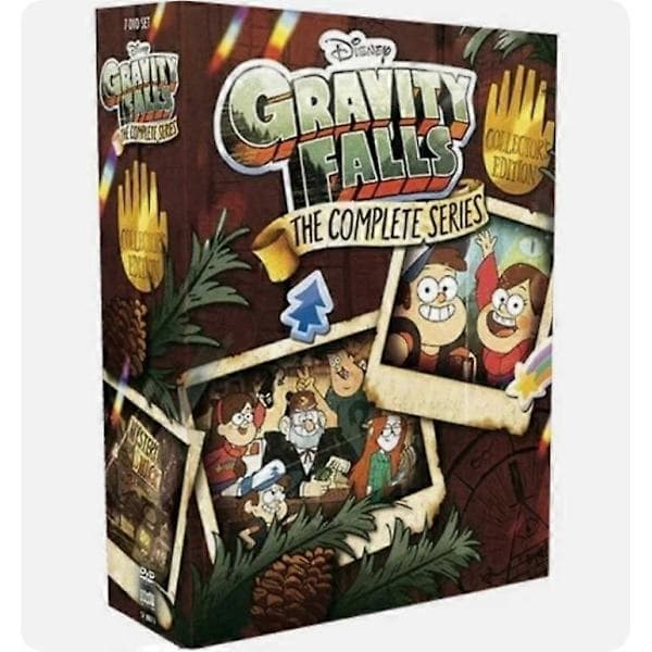 Gravity Falls Koko sarja DVD 7-levyä Englanninkielinen versio Uusi Box Set