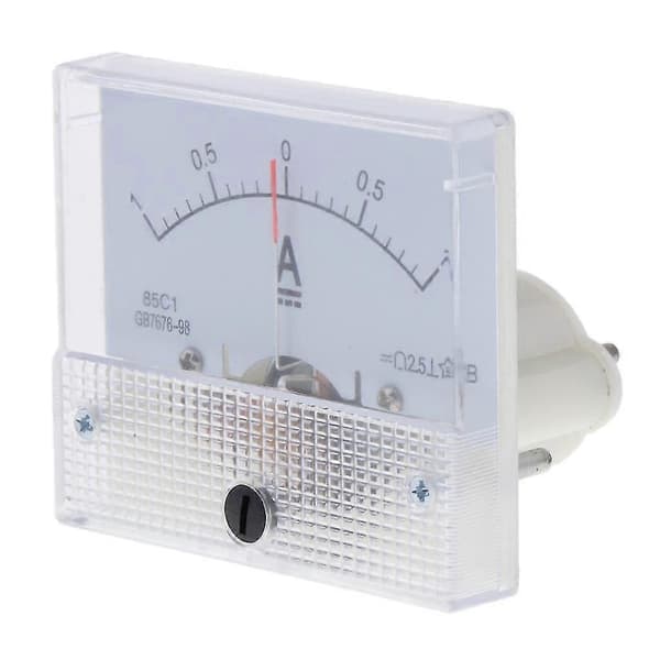 DC Amperemeter Analog Panelmåler Strømmåler 85C1 0-1A Utgave 0131
