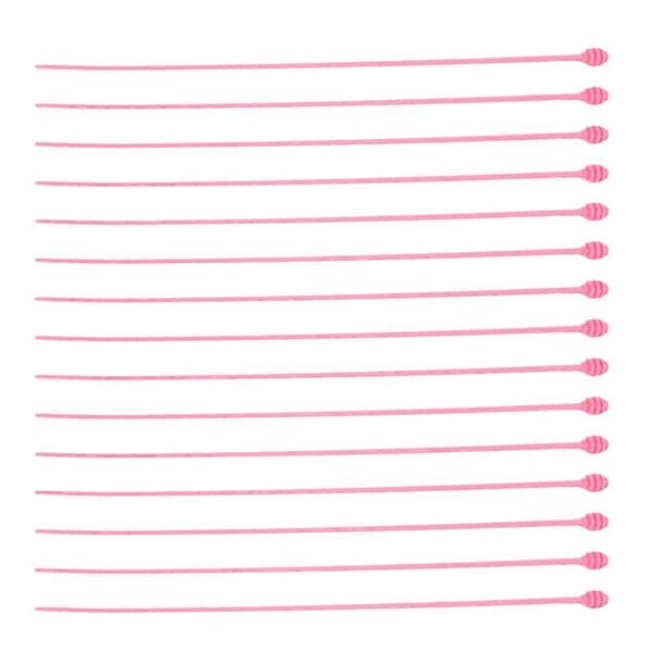Permanentkrøllklemmer Hårkrølltilbehør for frisering 30 stk rosa pinner