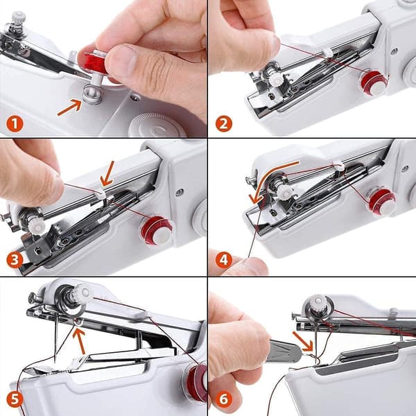 Electric Handheld Mini Sewing Machine Stapler Style Mini Machine Home Sewing Silai Machine Emergency Sewing Handheld Sewing Machine