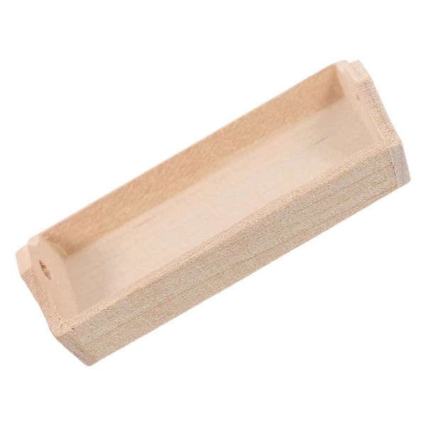 Dockhusbricka Modell Miniatyrbricka för hemmabruk Beige