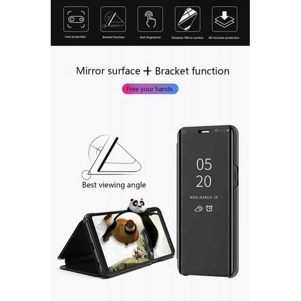 Samsung S25 Ultra Smart Flip Case Clear View Standing V2 Rocket