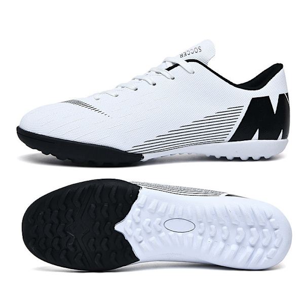 Fotbollsskor Kompatibla med Män & Kvinnor, Inomhus/Utomhus, Stora Pojkar AG/FG Vit-1 39 39 White-1