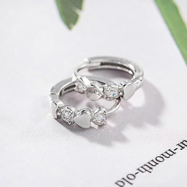 Kjærlighetshjerte Cubic Zirconia Putetrekk