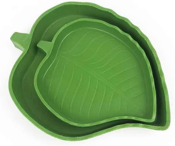 2 st matskål vattendispenser för reptiler
