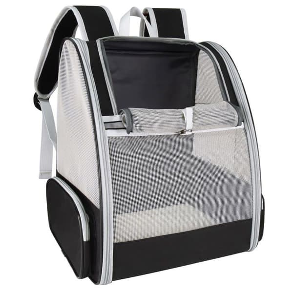 Bæretaske - HANDEIU - Sammenklappelig - Åndbar - 32L x 28B x 42H cm - Til hunde og katte