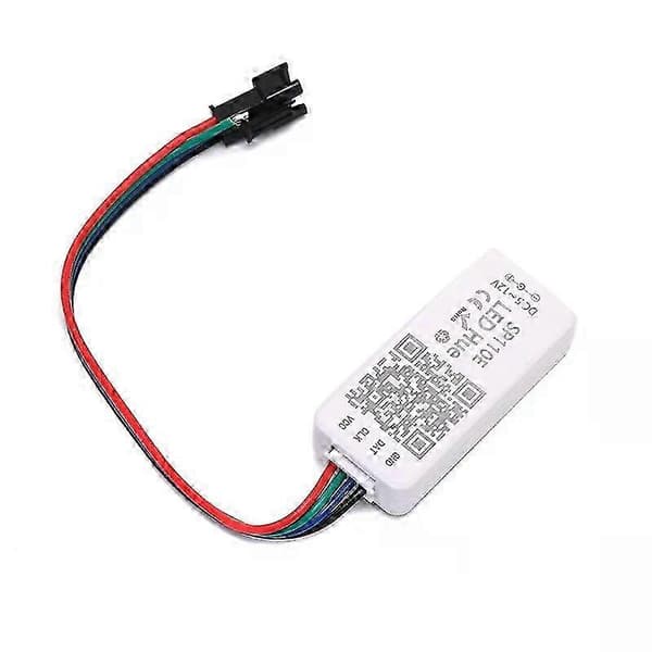 Ny DC5-12V SP110E Bluetooth LED-kontroller for LED-stripe LED-kontroller 54cm24cm13cm