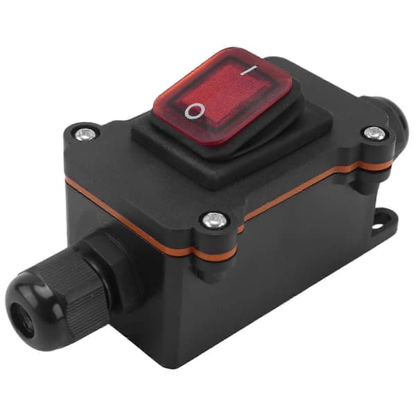 IP67 Vandtæt Inline Afbryder 12V DC 20A Højstrøms Vandtæt Afbryder