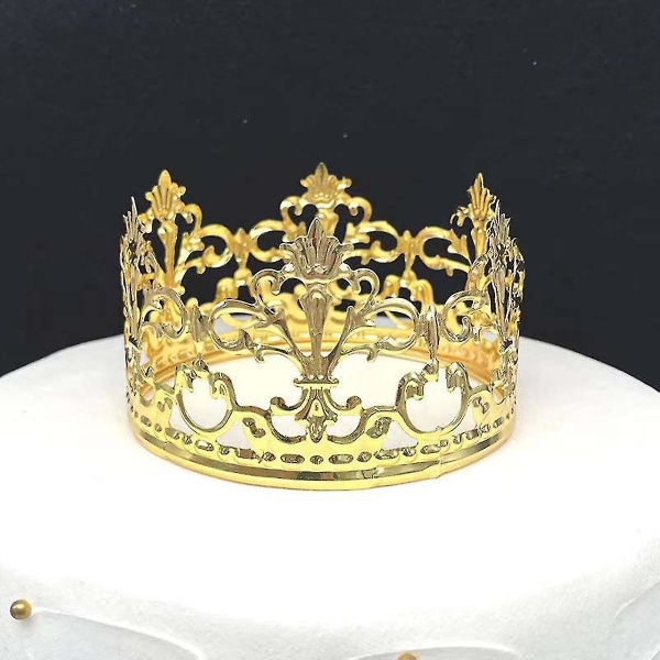 Kruunukakun koristelu, koristeellinen tiara, syntymäpäiväkakun kruunuleivontakoristeet Jälkiruoat juhlakoristeet Uudet rautakruunupukeutumistarvikkeet (väri: