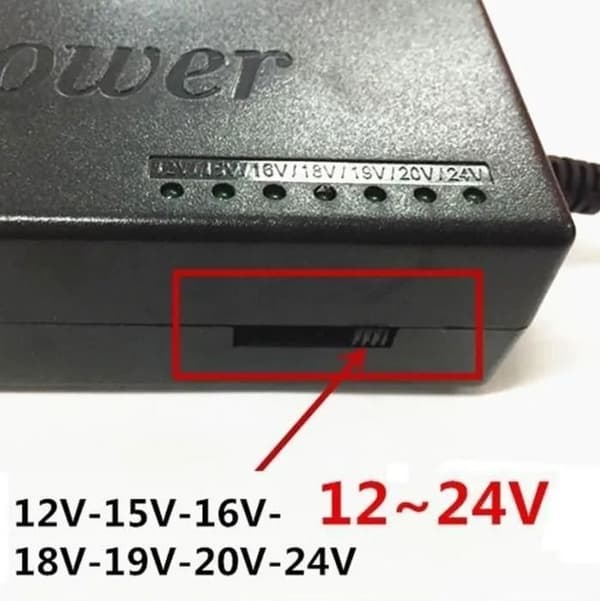 Universaloplader - MARSEE - 96W - 8 spidser - Kompatibel med bærbare computere - 12V til 24V