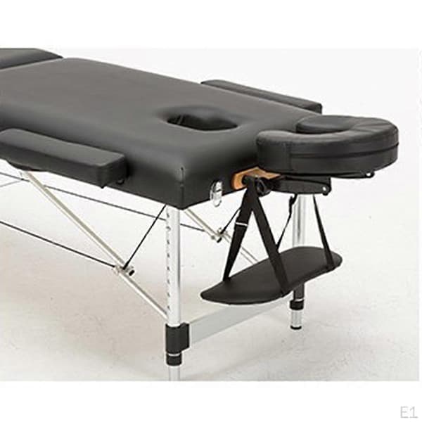 Face pillow for massage bench, black