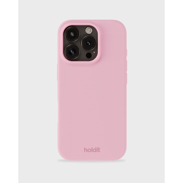 holdit iPhone 16 Pro Max Mobilskal Silikon Rosa Silikon