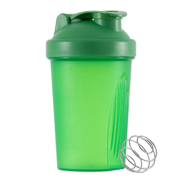 Sport Shaker Bottle 400ml Heraproteiinijauheen sekoituspullo Muovinen juomapullo