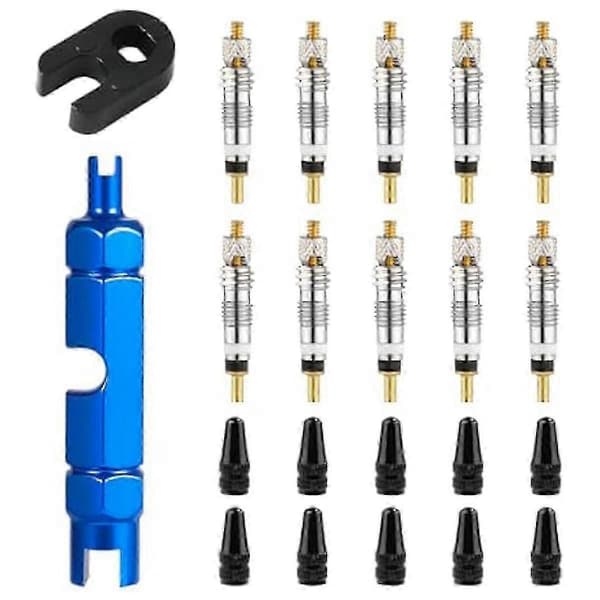 10-pack Presta ventilkärnbytesats för cykeldäck Edition 0820 5 5
