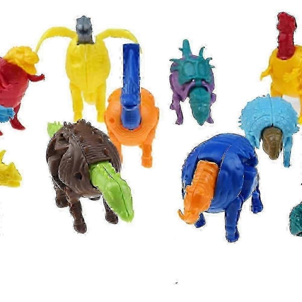 Transformerende Dinosaur Robotleke i Eggform 6.5cm ABS Anime-stil for Barn STEM-læring Bursdag Julegave