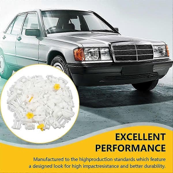 Sidepanel Clip Kit Monteringsclips til sidedørpanel til 190 W201 190E 190D A00698883578 Monteringsclips
