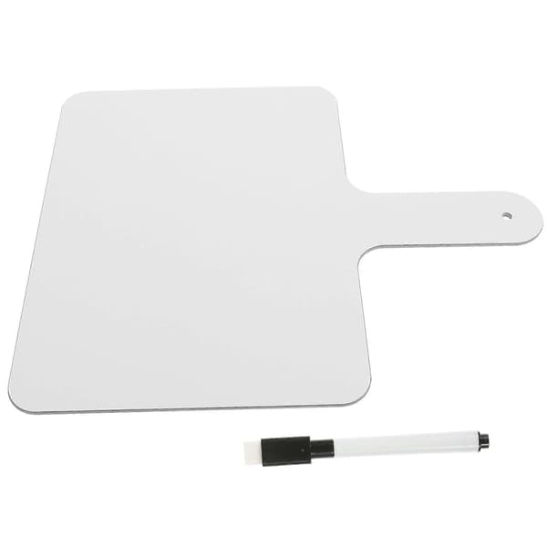 Whiteboard Handhållen Dry Erase Paddle för Studenter 1Set Dubbelsidig
