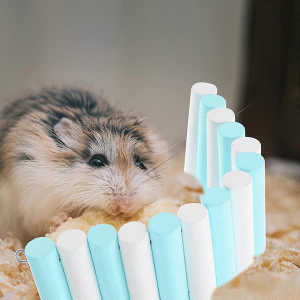 Træ hamsterstigelegetøj til kæledyrsklatring multifunktionelt lille dyr