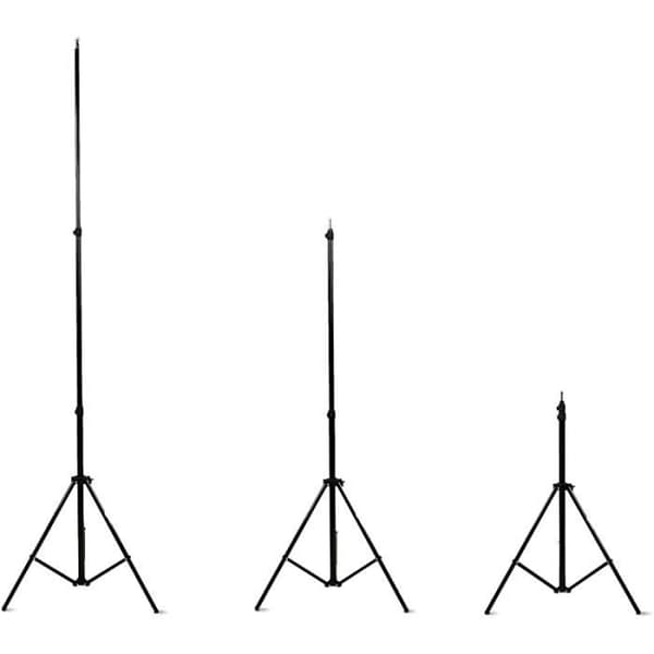 Stativ, sort, med 2,04 m taske, PAKKE MED 1